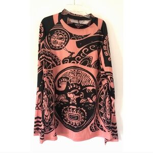 Moana Maui Tattoo T Shirt Pants Wig Belt Halloween Adult Cosplay Costume XL Used